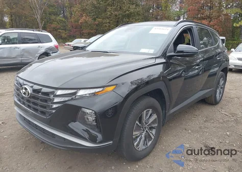 2022 Hyundai Tucson Hybrid Blue из США, поврежденный, VIN KM8JBCA10NU038153